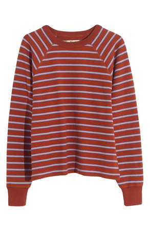 Madewell Luxe Raglan Sweatshirt | Nordstrom