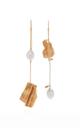 Pearl Drop Earrings by Maison Margiela | Moda Operandi