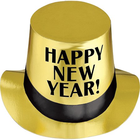 Gold New Year's Top Hat | Party City Canada