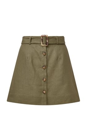large_lisa-marie-fernandez-green-belted-linen-mini-skirt.jpg (1598×2560)