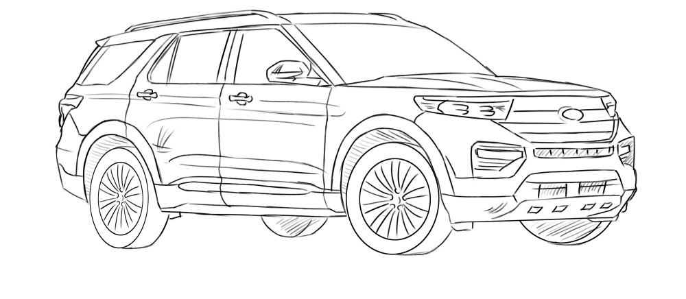 SUV Sketch