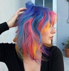 Multicolor hair