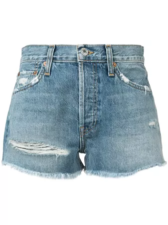 Re/Done Short Jeans - Farfetch