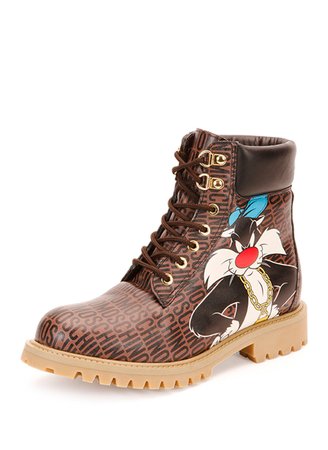 moschino Sylvester looney tunes boots