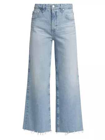 Shop AG Jeans Saige Wide-Leg Cropped Jeans | Saks Fifth Avenue