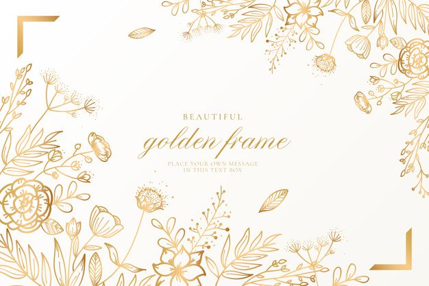 gold flowers aesthetic - Google Search