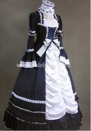 Victorian age maid dress