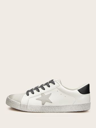 Lace-up Front Low Top Sneakers | SHEIN