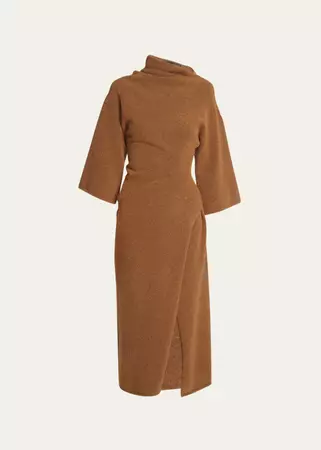Proenza Schouler Viscose Wool Knit Midi Dress - Bergdorf Goodman