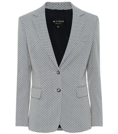 Etro - Cotton-blend jacquard blazer | Mytheresa