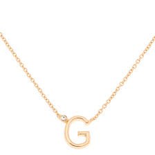 g initial necklace - Google Search
