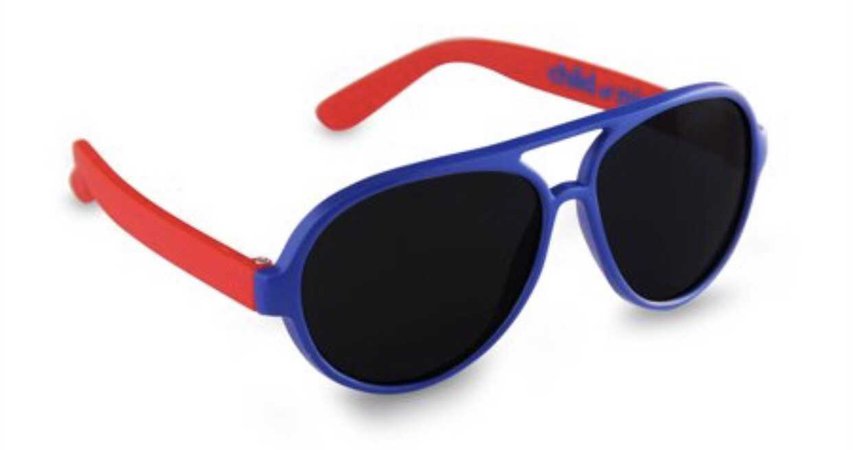 blue and red baby sunglasses