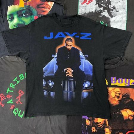 JAY-Z ROC-A-FELLA RECORDS HIP HOP RAP tee VINTAGE REPRINT T SHIRT Size S-5XL - Rap Tshirts #RapTshirts #rapshirts - $32.00 End Date: T… | Rap tee, Rap tshirts, Rap