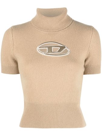 Diesel M-Argaret logo-embroidered Sweater - Farfetch
