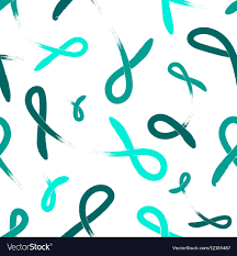Ovarian cancer ribbon background