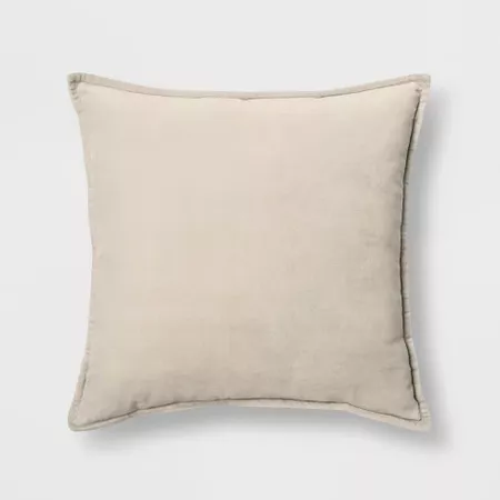 Threshold velvet pillow