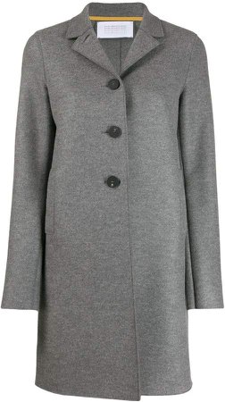 single-breasted regular-fit coat