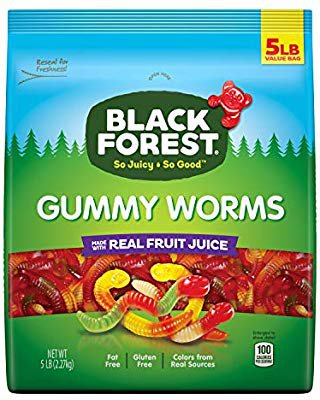 Amazon.com : Black Forest Gummy Worms Candy, 5 Pound (Pack of 1) : Gummy Candy : Grocery & Gourmet Food
