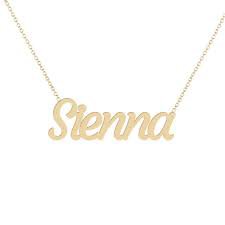 necklace that says sienna - Google Search
