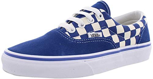 Amazon.com | Vans VN-0A38FRPOU: Unisex ERA Primary Checkered True Blue/White Sneakers (9 D(M) US Men) | Fashion Sneakers