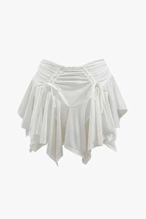 white skirt