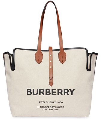 Burberry The Large Soft Cotton Canvas Belt Bag | Farfetch.com