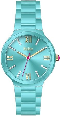 Amazon.com: Bisley Purple Watch for Women Waterproof Watch Roman Numerals Analog Ladies Watches : Clothing, Shoes & Jewelry