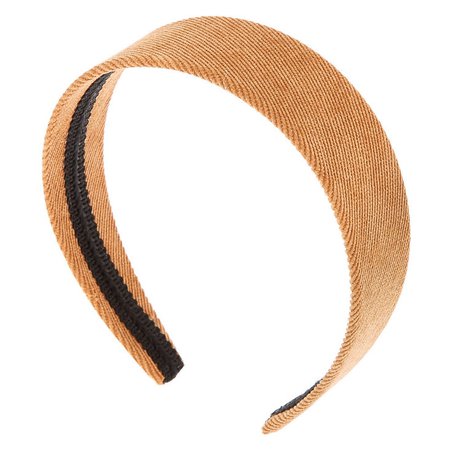Corduroy Headband - Tan | Claire's US