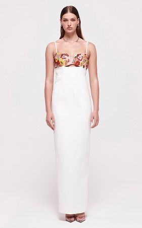 Evie Crystal-Embellished Gown By Rachel Gilbert | Moda Operandi