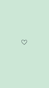 cute small sage green heart