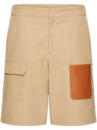 Valentino Garavani leather-pocket Bermuda Shorts - Farfetch