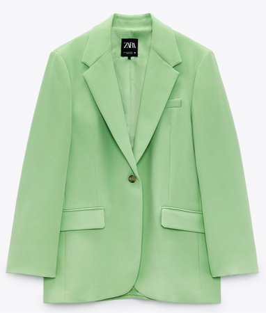 Zara green blazer