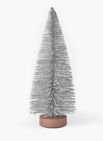 silver-glitter-christmas-tree-decor.jpg (840×1146)