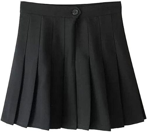 Amazon.com: Women School Uniforms plaid Pleated Mini Skirt,2,Black a: Clothing, Shoes & Jewelry