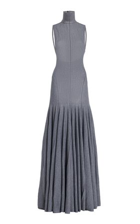Romee Open-Back Wool Maxi Dress By Khaite | Moda Operandi