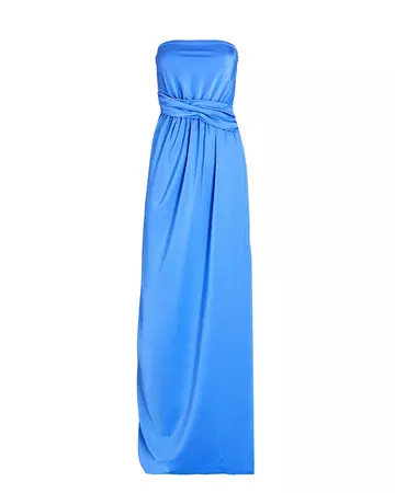 Baobab Biel Strapless Jersey Maxi Dress in blue | INTERMIX®