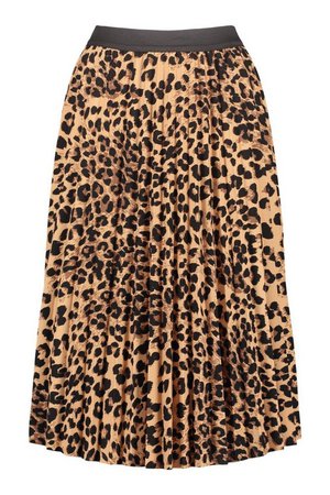 Leopard Midi Skirt | boohoo