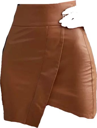 Shein leather skirt