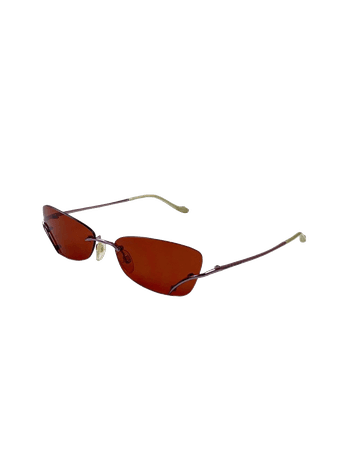 Vintage 90s Vivienne Westwood Red Tint Womens Sunglasses