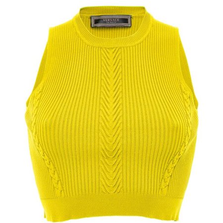 versace yellow top