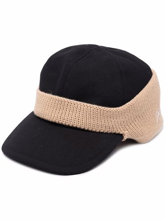 Jacquemus knitted-detail logo-embroidered Cap - Farfetch