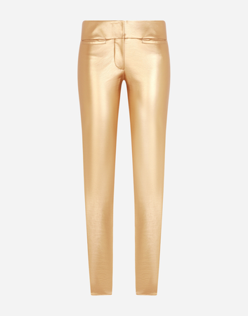 Gold Leggings - Dolce & Gabbana