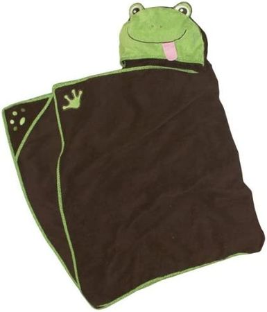Amazon.com: Hooded Toddler Towel Frog One of a Kind Extra Large 30"X54"Toddler/Child Animal Character Towel with Paws Designed by Frenchie Mini Couture : Baby