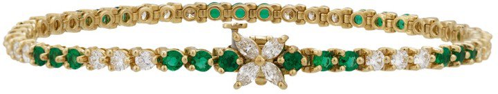 Tiffany & Co, Victoria diamond and emerald bracelet