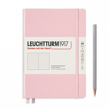 Leuchtturm1917 Powder Pink Dotted A5 Notebook - Fast Shipping in NZ