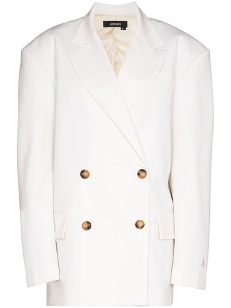 Shop ANOUKI oversized single-breasted blazer with Express Delivery - FARFETCH