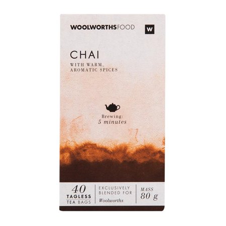 Chai Tea 40 pk | Woolworths.co.za