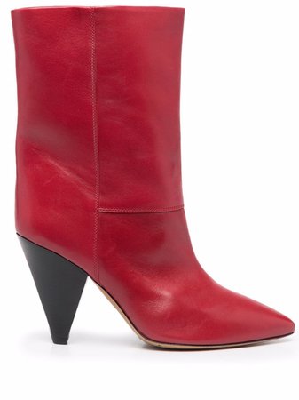 Isabel Marant Étoile Pointed Leather Boots - Farfetch