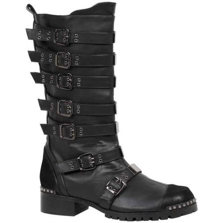 Buckled Steampunk Boots - FW1114 - Medieval Collectibles