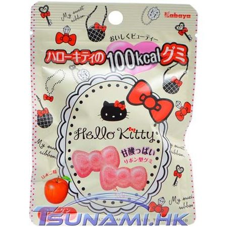 Hello Kitty Bow Sour Apple Gummy Candy